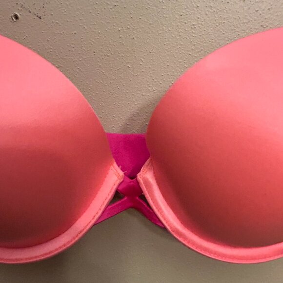 Victoria's Secret Women Very Sexy Padded Demi Pink/Peach 34C - Picture 6 of 16